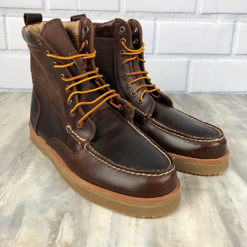 Sebago Mens Fairhaven Moc Toe Boots